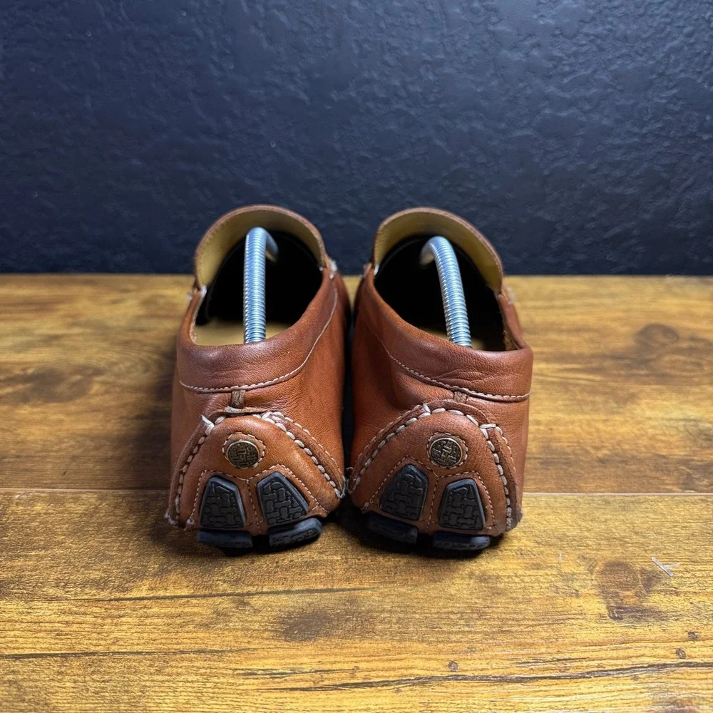 Cole Haan Howland C04534 Brown Leather Penny Loafer Driver Mens 11.5 M